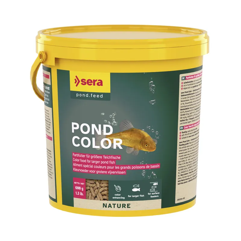 sera Pond Color Sticks Nature 3,8 Liter -Farbfutter für Teichfische- Schneller Versand